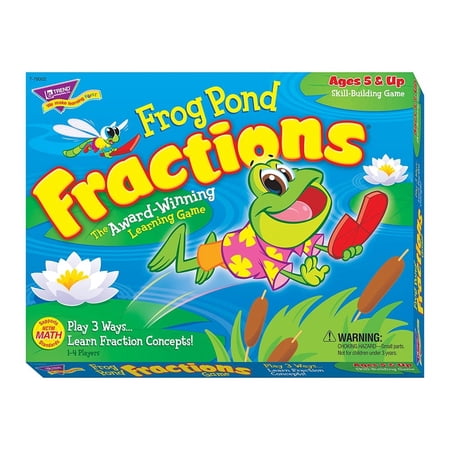 (Price/EA)Trend Enterprises T-76002 Frog Pond Fractions Game Ages - 5 Up
