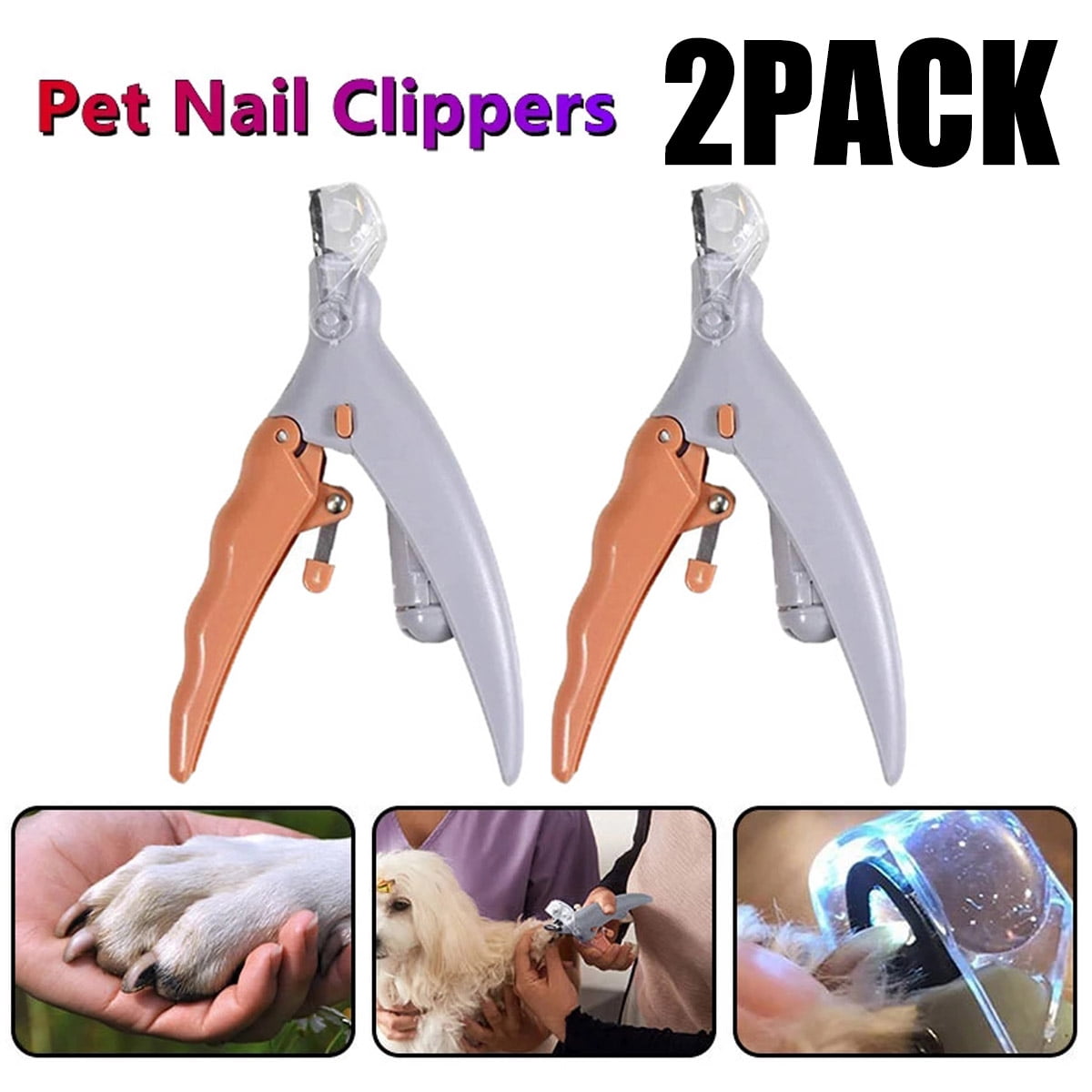 YATOSEEN Dog Nail Clippers with Light, Cat Claw Clippers to Avoid Over-Cutting  Pet Nail Trimmer with Nail File and Safety Guard & Lock Professional Pet  Nail Cutters for Rabbits Little Pig Birds :