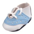 thumbnail image 2 of Zapatos de muñecas de niña Sunnimix cuero PU 14.5 pulgadas azul, 2 of 8