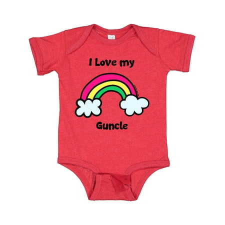

Inktastic I Love My Guncle Gift Baby Boy or Baby Girl Bodysuit