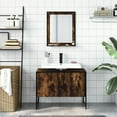 thumbnail image 3 of vidaXL Bathroom Cabinet Set Furniture Wall Mirror 2 Piece Engineered Wood, 3 of 11