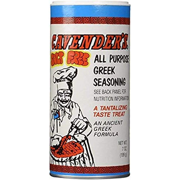 Cavender's Greek Seasoning No Salt, 7 Ounces (Pack of 2)