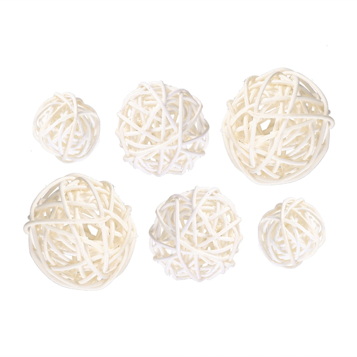 15pcs Rattan Wicker Ball Decorations Ornaments Wedding Christmas Party Table