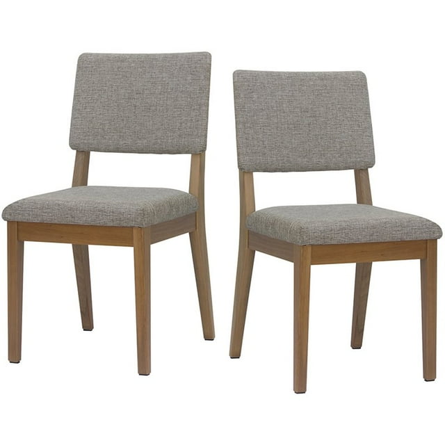Manhattan Comfort Dover Dining Side Chair in Gray (Set of 2)