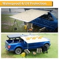 thumbnail image 5 of WOLFSTORM 8.2*8.2FT Outdoor Travel Sunshade Large Car Side Awning Rooftop Tent,Waterproof Pull-Out Car Side Awning for Off-Road Camping, Retractable Vehicle Tent Sun Shelter, 5 of 17