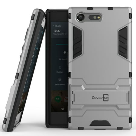 CoverON Sony Xperia X Compact Case, Shadow Armor Series Hybrid Kickstand Phone