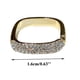 thumbnail image 3 of Oro Mujeres Tendencia de la Moda Completa Zircon Anillo Señoras Joyería Anillos para Mujeres Ajustable Anillo Tamaño de Apertura, 3 of 8