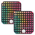 thumbnail image 7 of Yayeee 2-Pack Plug in LED Night Lights with Light Sensors Motion Detectors, Pink Block Pattern, 7 of 7
