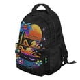 chaqlin Black Sunset Octopus Kids Backpack for Girls Large Capacity ...