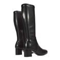 thumbnail image 2 of XY London Womens Masie Knee-High Low Mid Block Heel Boots, 2 of 5