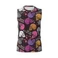 thumbnail image 6 of Lsque Halloween Skeleton Print Men's Cotton Blend Sleeveless Muscle Shirts (S-3XL)- Moisture Wicking, Odor Protection, UPF 30+,3X-Large, 6 of 8