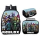 thumbnail image 1 of Conjunto de mochilas escolares periféricas de animación Roblox para estudiantes de escuela primaria y secundaria, el mejor regalo, nuevo, 3 piezas, 1 of 4