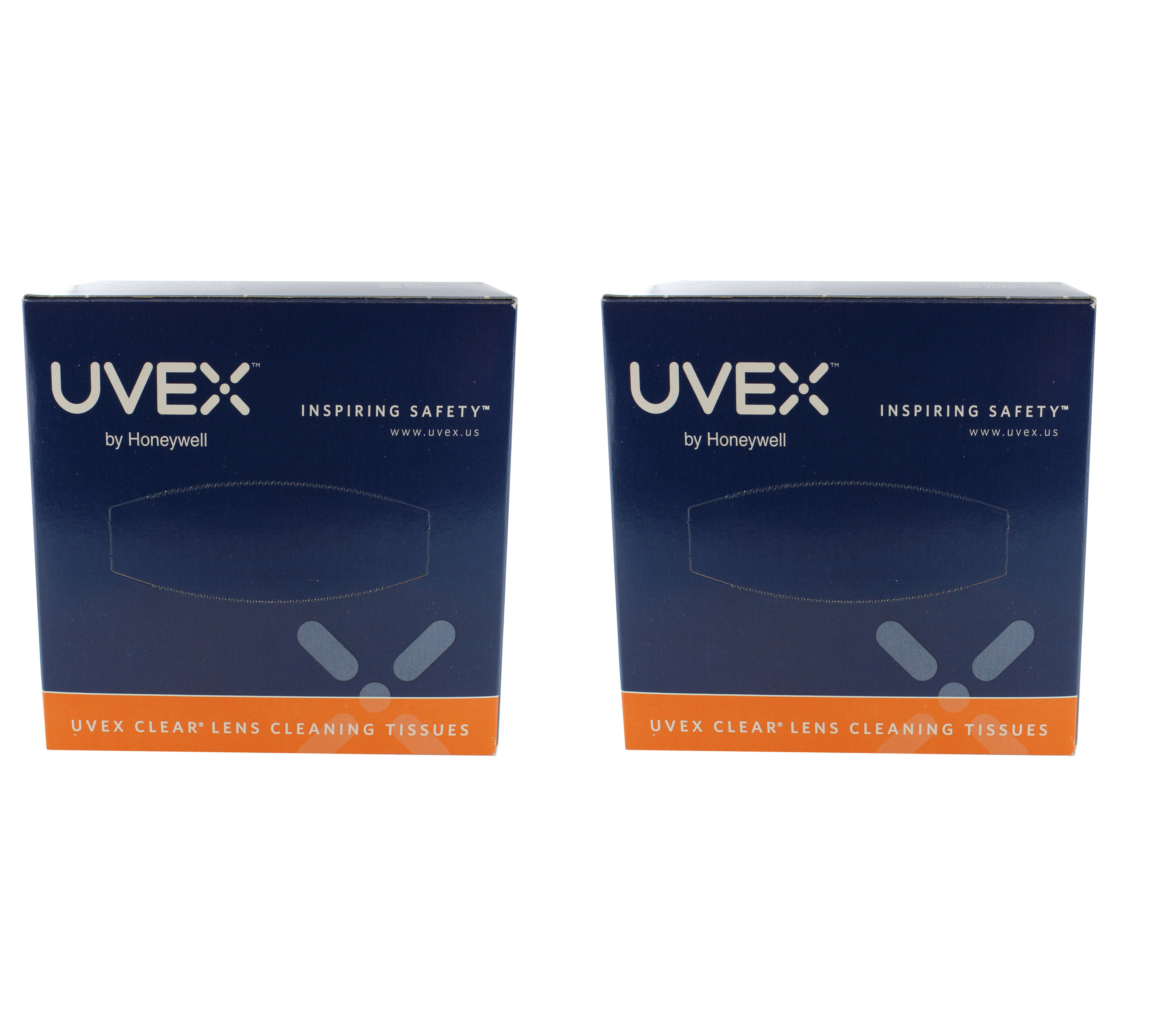 Uvex by Honeywell Clear Lens Cleaning Tissues, 500/Box (2 Boxes/1000 tissues)