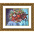 thumbnail image 1 of Rogozina, Svetlana 32x25 Gold Ornate Wood Framed with Double Matting Museum Art Print Titled - Summer Bouquet, 1 of 4