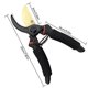 thumbnail image 5 of Sk5 Steel Heavy Duty Pruning Shears Handheld Gardening Clippers 8" For Weak Hands Women Men, 5 of 5