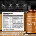 thumbnail image 3 of Mt. Angel Vitamins - Men's 50+ Multivitamin - 60 Capsules, 3 of 7
