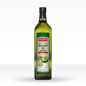 - San Lucas 100% Pure Avocado Oil with Garlic Oil Kosher 1 Liter (33.8 Fl Oz)