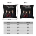 thumbnail image 2 of Vampire Diaries Square Pillow Case Pillow Holder Soft Decorative Pillow Sham Cushion Cases Pillowcase 26"X26", 2 of 7