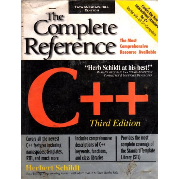 Pre-Owned C++: The Complete Reference - Third Edition, 9780074638804, 0074638807, Paperback, 3rd edition