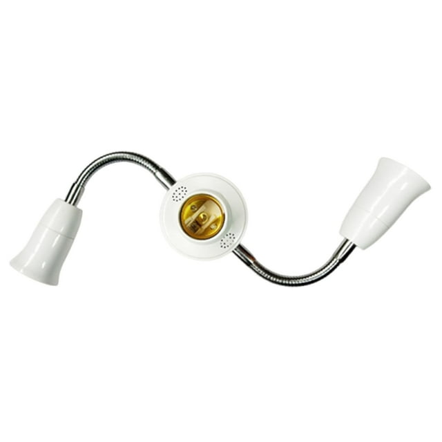 E27 Adaptador Flexible Portalámparas Divisor Multiusos Universal Soporte PC Extensible Extensor Giratorio Portalámparas Adecuado para Oficinas Tallere 3 cabezas