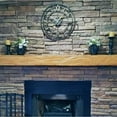 Ekena Millwork 6"H x 10"D x 48"W Hand Hewn Faux Wood Fireplace Mantel