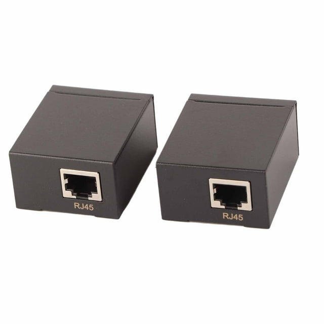 Extenseur VGA Filaire, Extenseur VGA RJ45 60m Extenseur de Signal Récepteur Vidéo Émetteur Performance Inégalée