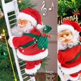 thumbnail image 1 of CHAO (Blanco) Escalera de Papá Noel Eléctrica Árbol de Navidad de Papá Noel con Música Navidad Súper Escalada Adorno de Papá Noel Árbol Regalos de Navidad Adornos de Puerta de Navidad Decoración del H, 1 of 4