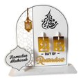 thumbnail image 1 of 3d Digital Timing Ornament Ramadan Calendar Acrylic Eid Mubarak Decoration Diy Handcrafted Mirror Design Countdown Calendar Ornament Ramadan Countdown, 1 of 8