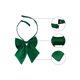 thumbnail image 3 of Corbata de moño preatado ajustable para mujeres INSPIRE CHIC de color sólido verde, 3 of 5