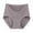 Gray, variant on Plus Size Panty for Women Cotton High Waisted Briefs Panties Comfortable Full Coverage Stretch Soft Breathable Underpants(Green XXXXXL)