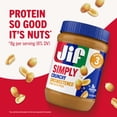 thumbnail image 5 of Jif Simply Crunchy Peanut Butter Spread, Unsweetened, 15-oz Jar, 5 of 11