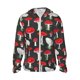 thumbnail image 1 of Balery Red Mushrooms Sudadera ligera de manga larga con capucha y protección solar UPF 50+ para hombre y mujer, ideal para pesca y running-3X-Large, 1 of 7