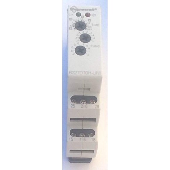 MAGNECRAFT Relais Retardateur de Temps 822TD10H-UNI, DPDT, 10 Jours, 12 à 240V AC/DC