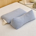 thumbnail image 4 of Buckwheat Hull Neck Support Pillow Set Removable Washable Triangular Pillow for Office Naps Lower Back Support and Home Sleep, 4 of 6