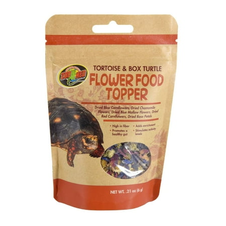 Zoo Med Laboratories Tortoise & Box Turtle Flower Food Topper 0.21 Oz