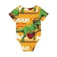 thumbnail image 2 of Rocae Cool Dinosaur Playing Guitar for Baby Climbing Clothes Soft Baby Romper for Active Infants Comfortable and Breathable Crawling Jumpsuit Unisex Baby Outfit 12 Months, 2 of 8