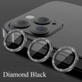 thumbnail image 1 of Camera Lens Protection Film For iPhone 15 14 13 12 11 Pro Max Lens Metal Ring Tempered Glass For iPhone 12 13 Mini 14/15 Plus, 1 of 7