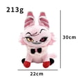 thumbnail image 1 of TV Hazbin Hotel (2024) Peluche de cosplay del pato Alastor rojo de terror, 1 of 5