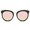 Black/Brown, variant on Dasein Vintage Round Sunglasses for Women Classic Retro Designer Style
