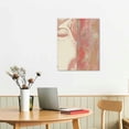 thumbnail image 2 of Nawypu Canvas Wall Art Canvas Prints Wall Decor Posters Artworks Framed Ready To Hang For Home Bedroom Living Room Home Decoration Modern Rose Gold Glitter Coral Gray Pastel Marble, 2 of 4