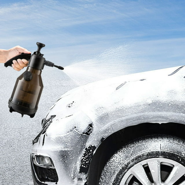 FHBVT Car Wash Foam Sprayer Manual High-Pressure Air Sprayer Adjustable Side Filling Continuous Foam Watering Sprinkler For Car Home Dual-Use 360° Rotatable Nozzle Easy Cleaning