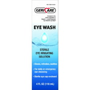 GeriCare Eye Wash Solution 4 oz. Liquid, Case of 24