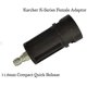 thumbnail image 3 of Tool Pressure Washer Adaptors 11.6mm Compact Quick Release Connector Female Q/R Conversion Adaptor Fits Karcher K-Series, 3 of 5
