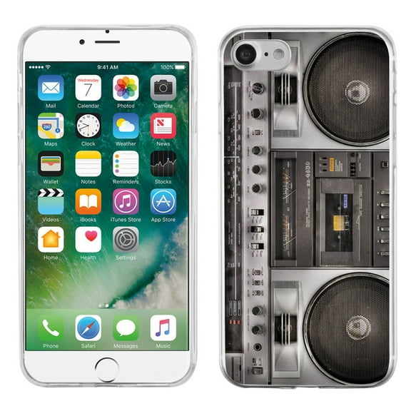 Slim-Fit Case for Apple iPhone 8, OneToughShield ® Premium TPU Gel Phone Case - BoomBox