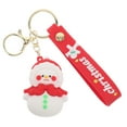 thumbnail image 6 of GOOHOCHY Christmas Snowman Keychain Multi Colored 1Set 2.4x1.8x1.2in, 6 of 8