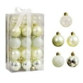thumbnail image 2 of kladzum Christmas Decorations Christmas Balls Electroplated Balls Shaped Painted Christmas Decorations Ornaments Hanging Decorations Hangings Christmas Ornaments, 2 of 7