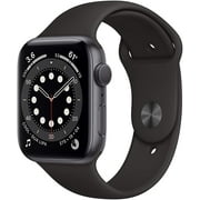 Apple Watch Series 6 44mm GPS | Space Gray Aluminum Case with Black Sport Band | Open Box