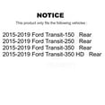 thumbnail image 2 of CMX Rear Left (Driver Side) Disc Brake Caliper SLC-18B5517 for Car 2015-2019 Ford Transit-250 Transit-150 Transit-350 HD, 2 of 10