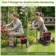 thumbnail image 4 of Garden Kneeling Stool/Seat, heavy-duty garden bench with large tool pocket, widened EVA foam kneeling pad, portable gardening assistant suitable for all ages, foldable garden stool for easy kneeling, 4 of 9