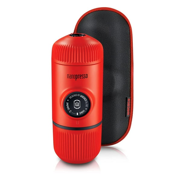Cafetera portátil WACACO Nanopresso con funda protectora